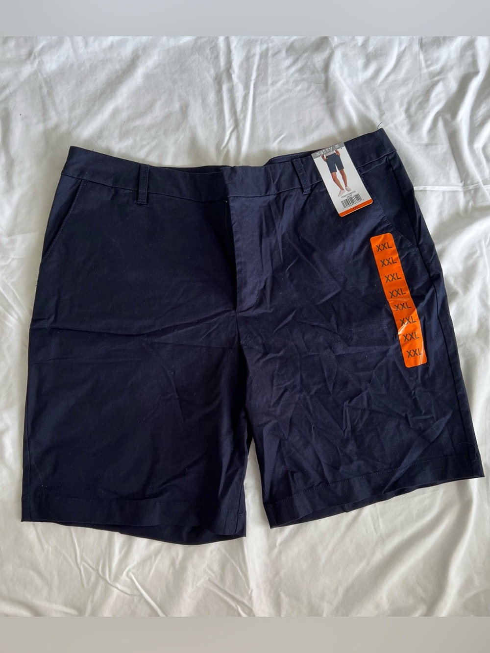 Matty M Women's Navy Flat Front Shorts #200